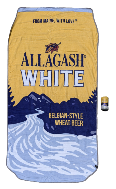 Allagash + Slowtide - White Can Beach Towels ♻️