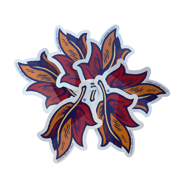 Allagash Classic Leaf Sticker