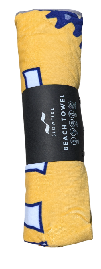 Allagash + Slowtide - White Can Beach Towels ♻️