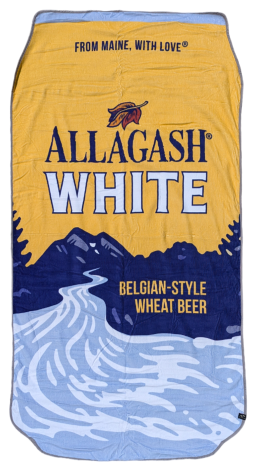 Allagash + Slowtide - White Can Beach Towels ♻️