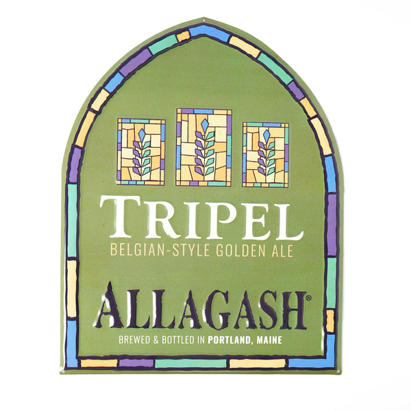 Allagash Tripel Tin Tacker