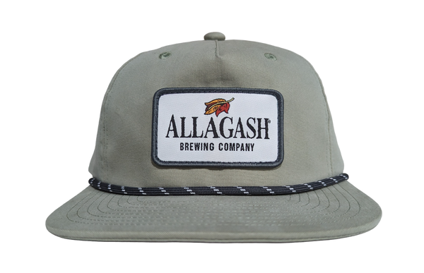 Allagash - Sage Khaki Rope Front Snapback