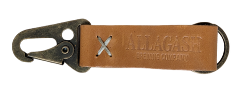 Allagash Leather Keychain