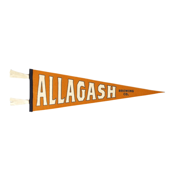 Allagash + Oxford Pennant - "Allagash Brewing Co." Pennant